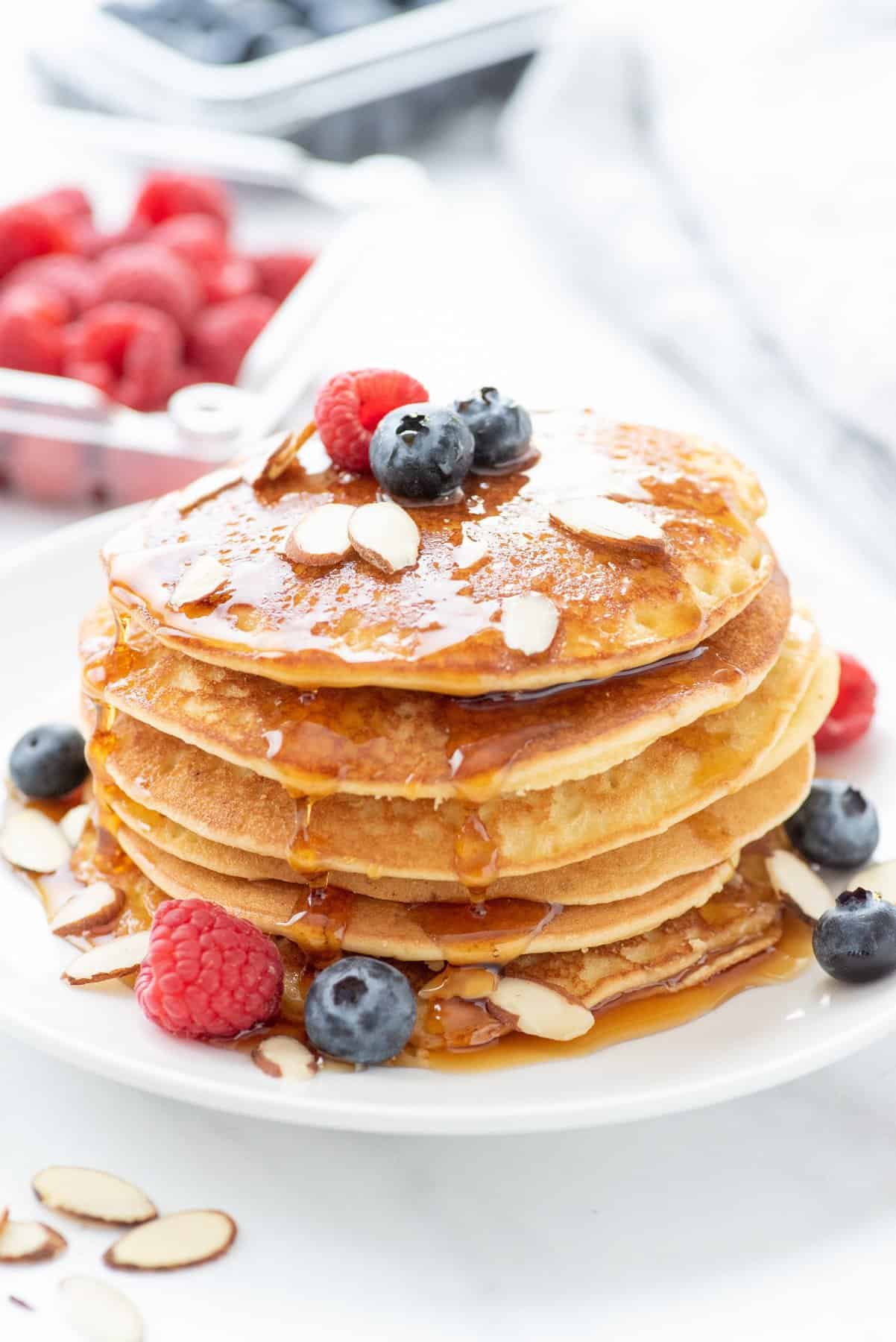 Grain-Free Blender Almond Pancakes