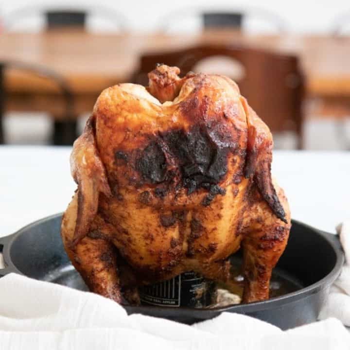 Grilled Beer Can Chicken