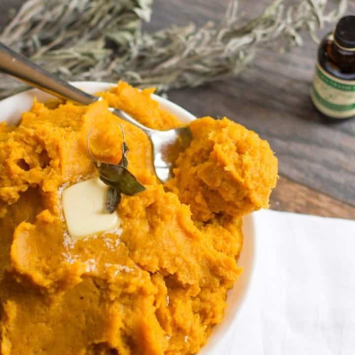 Brown Butter Mashed Sweet Potatoes