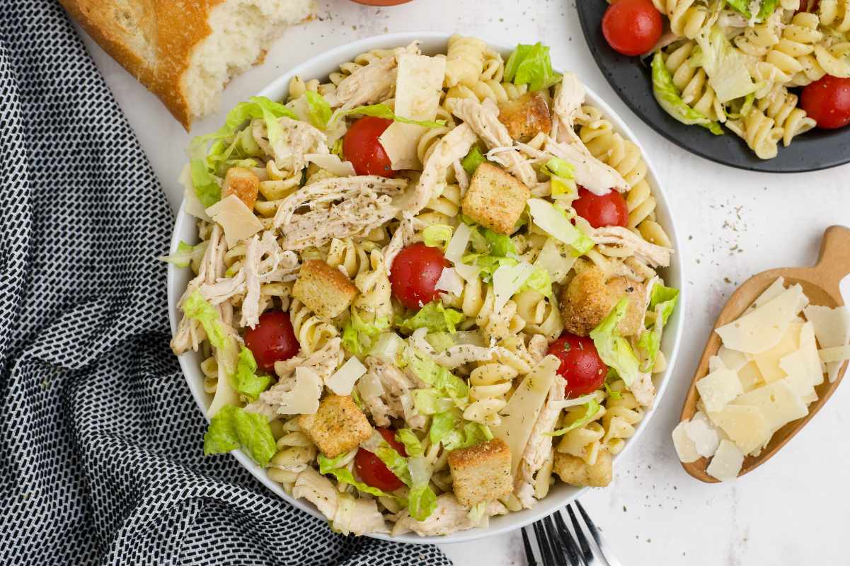 Chicken Caesar Pasta Salad