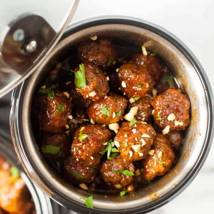 Sticky Thai Meatballs