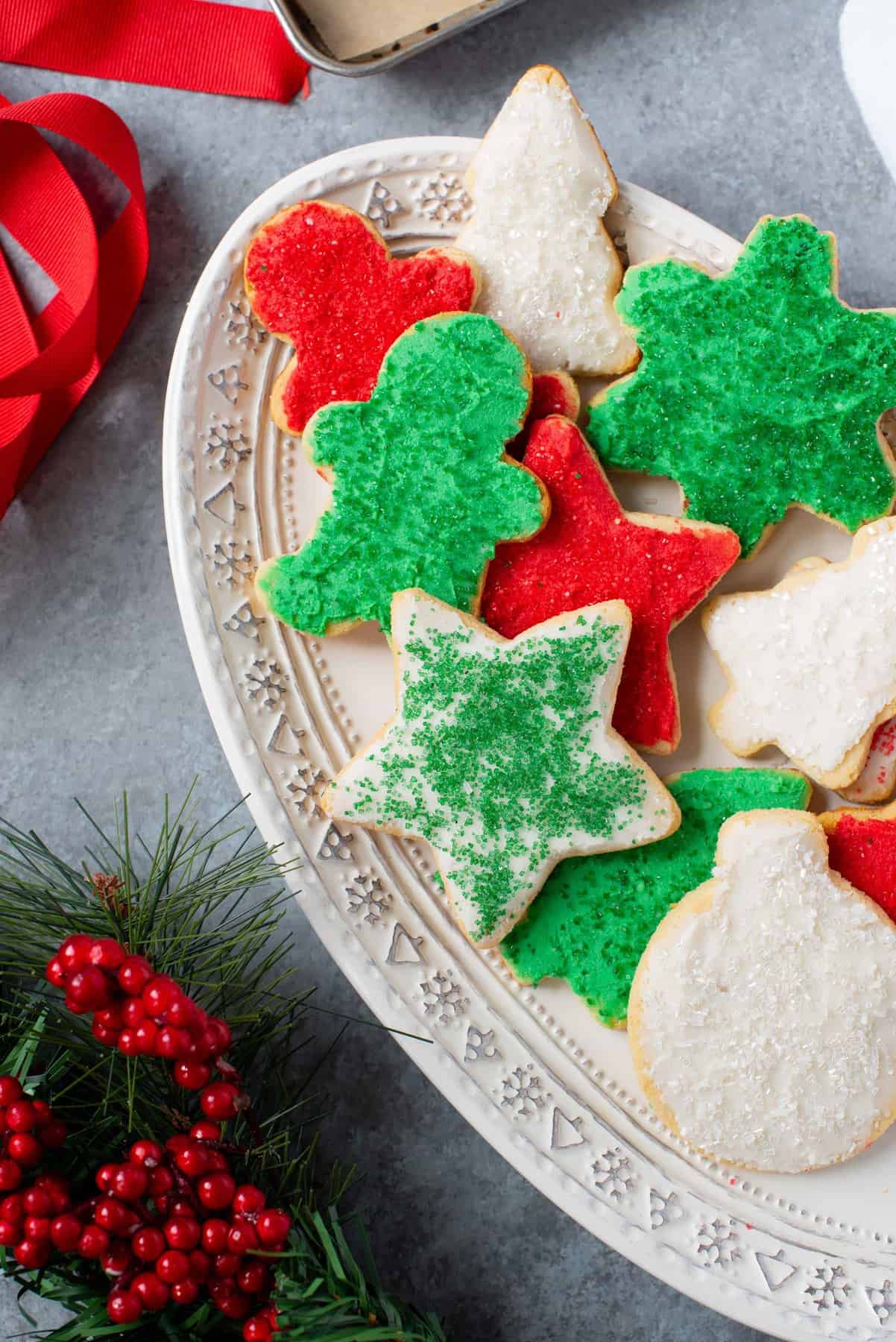 Grain-Free Paleo Sugar Cookies with Coconut Butter Frosting