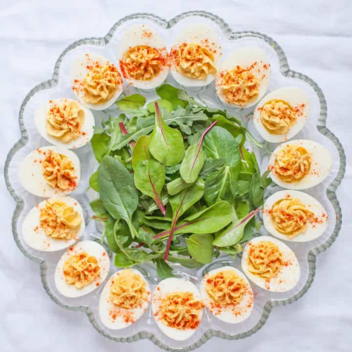 Hummus Deviled Eggs