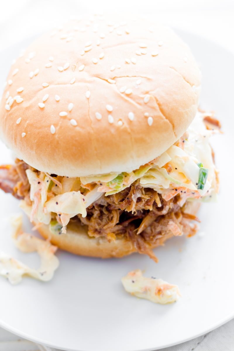 Slow Cooker Apple Butter Pulled Pork