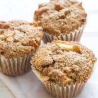 Whole Wheat Apple Raisin Muffins