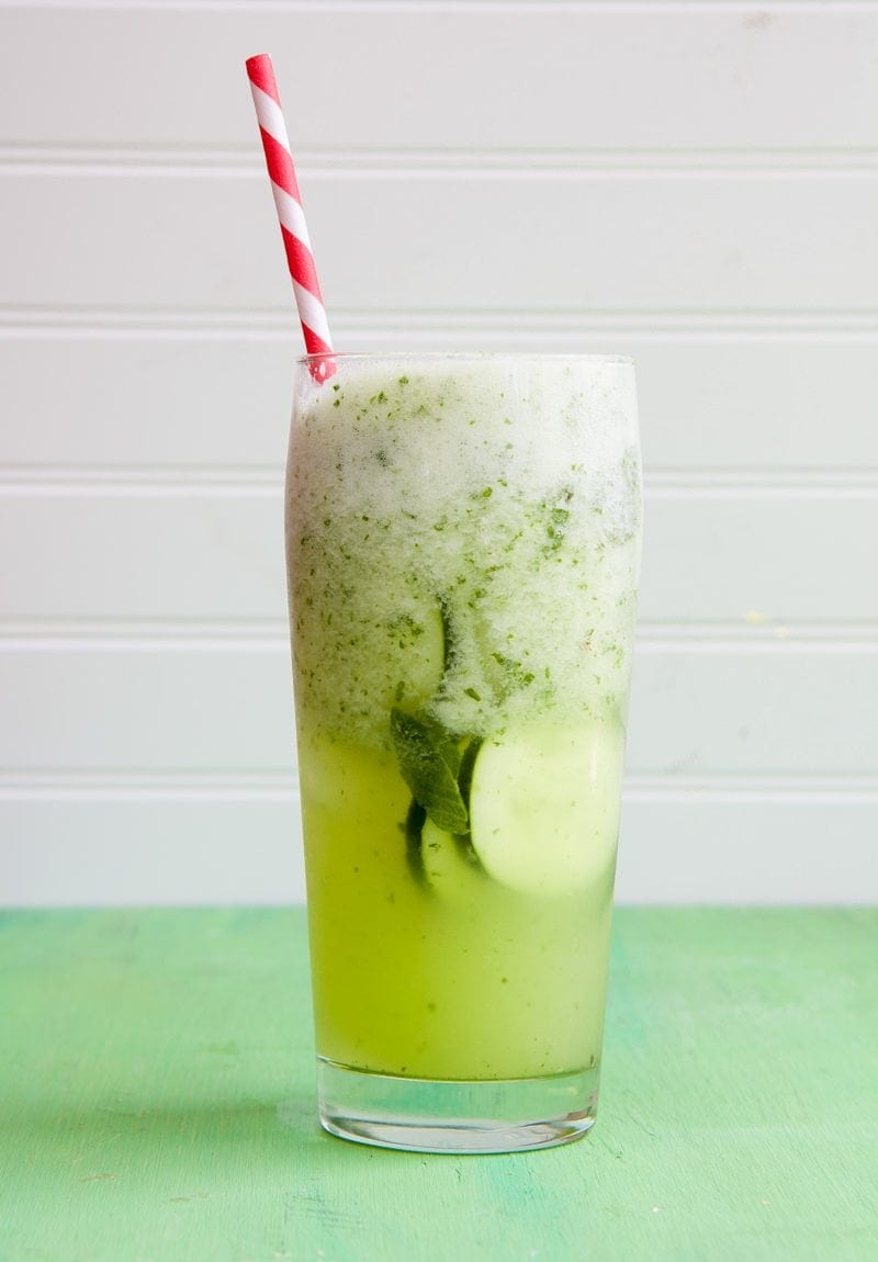 Cucumber Mojitos (Boozy or Not!)