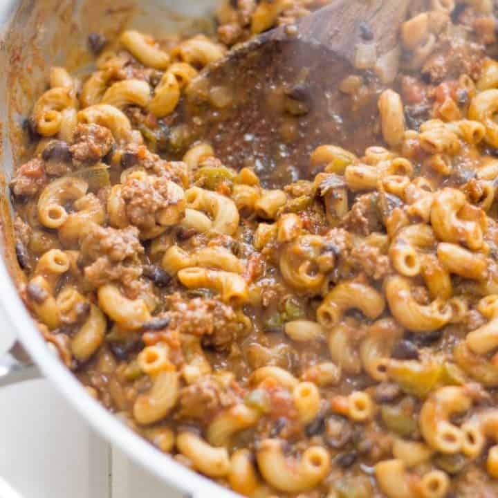 Creamy Taco Pasta Skillet