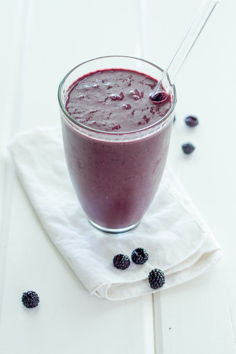 Dark Chocolate Raspberry Smoothie