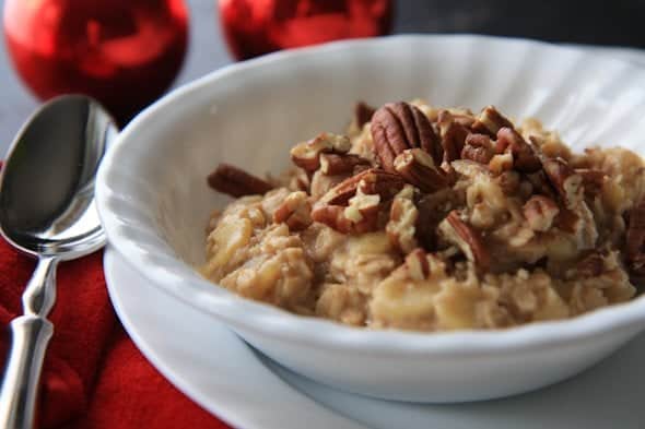 cinnamon eggnog oatmeal