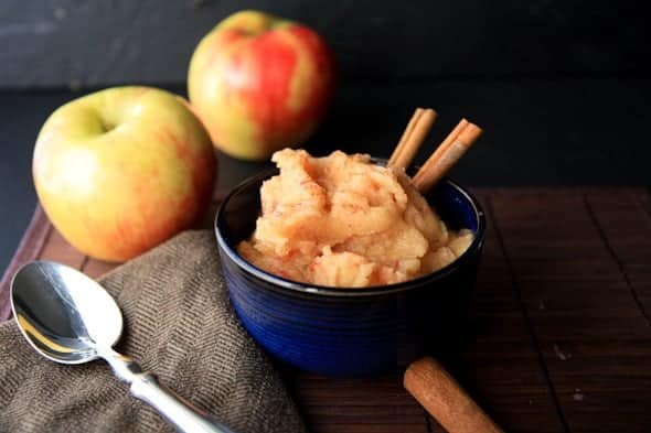 no-cook freezer applesauce