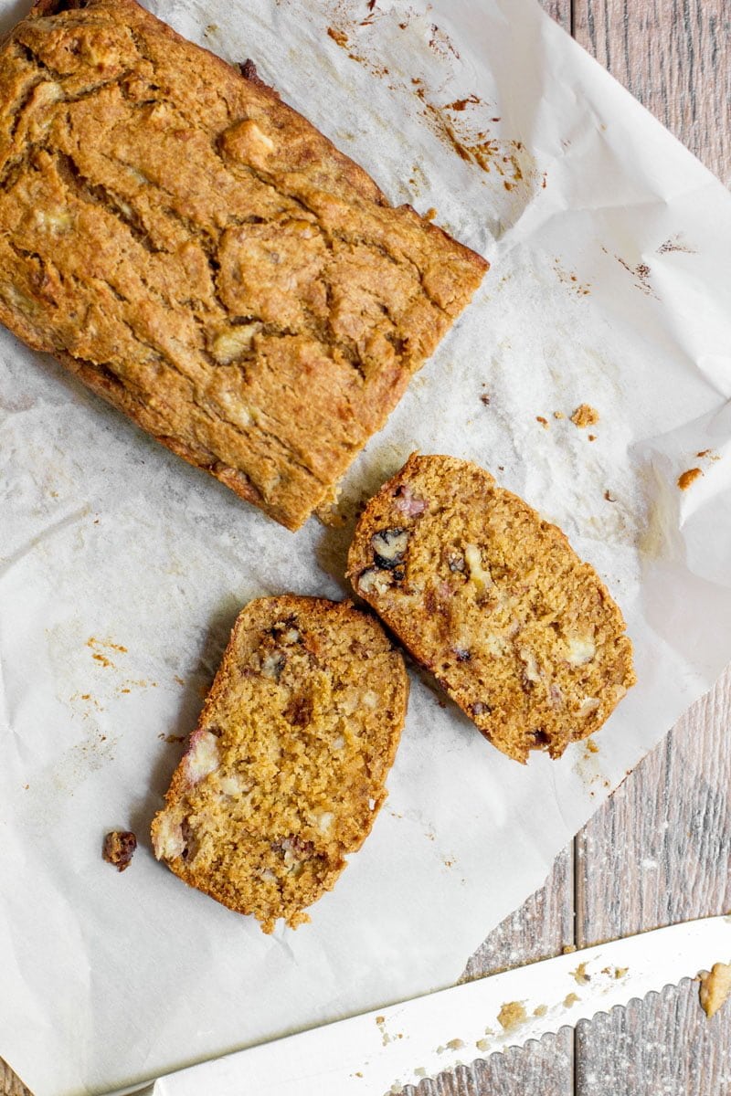 One Bowl Whole Wheat Banana Bread