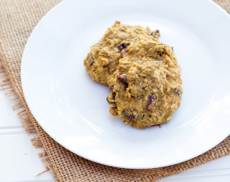 Oatmeal Pumpkin Breakfast Cookies