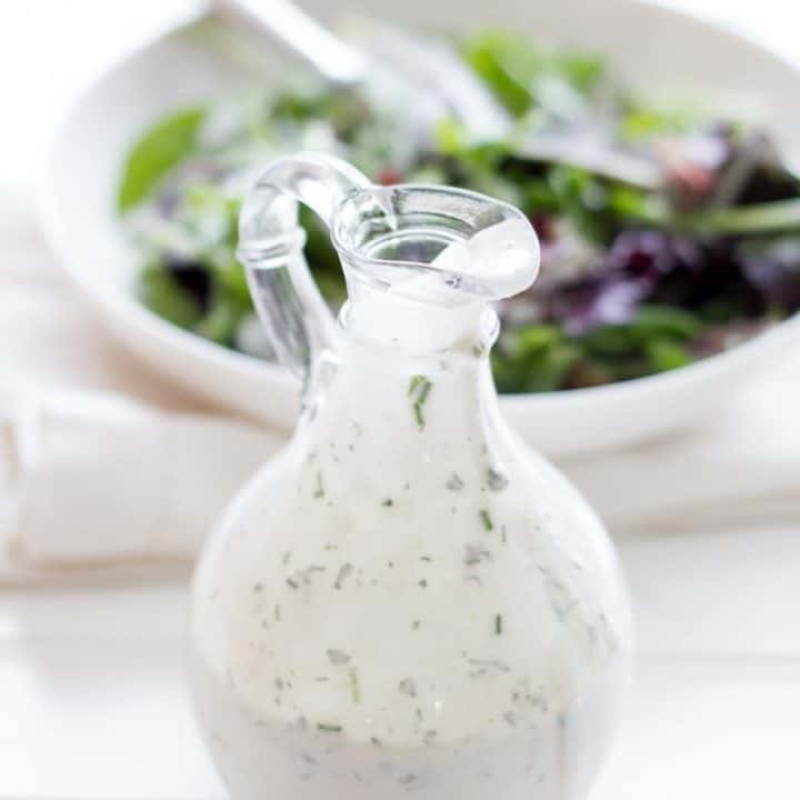 Healthy Coconut Milk Ranch Dressing (Dairy-Free, Vegan, Paleo)