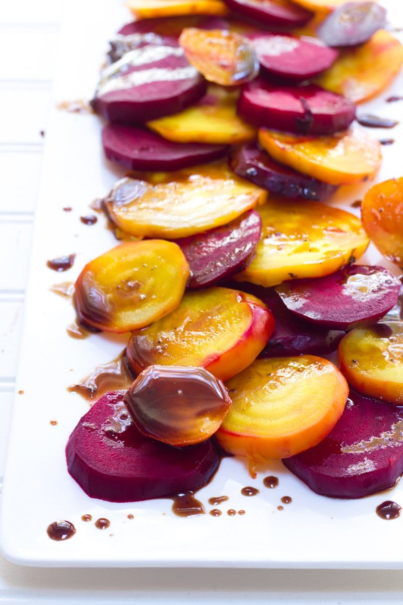 Roasted Beets with Balsamic Glaze