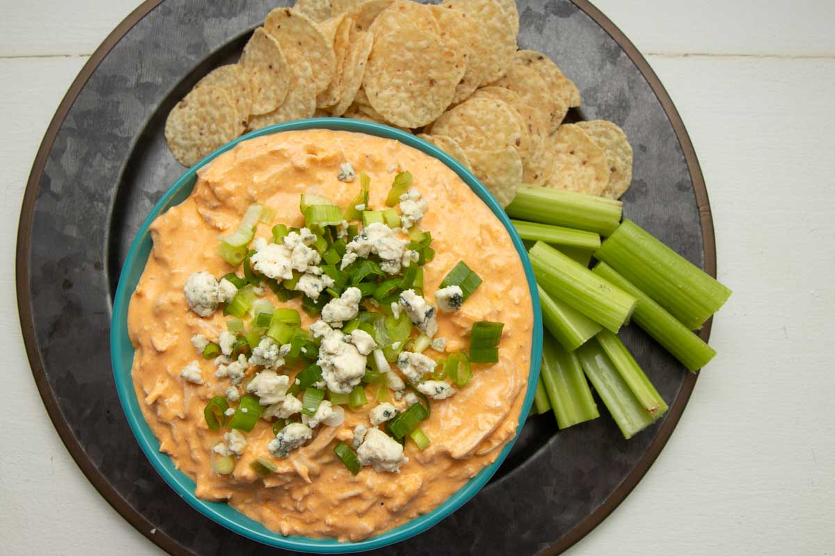 Instant Pot Buffalo Chicken Dip