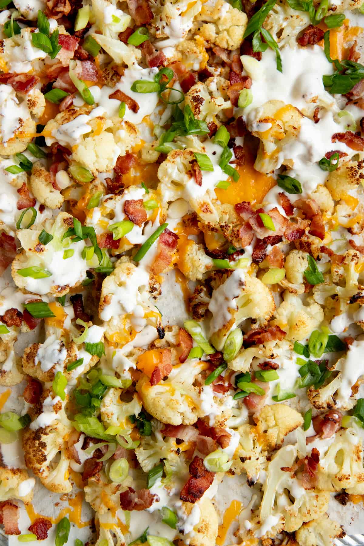 Loaded Roasted Cauliflower Recipe