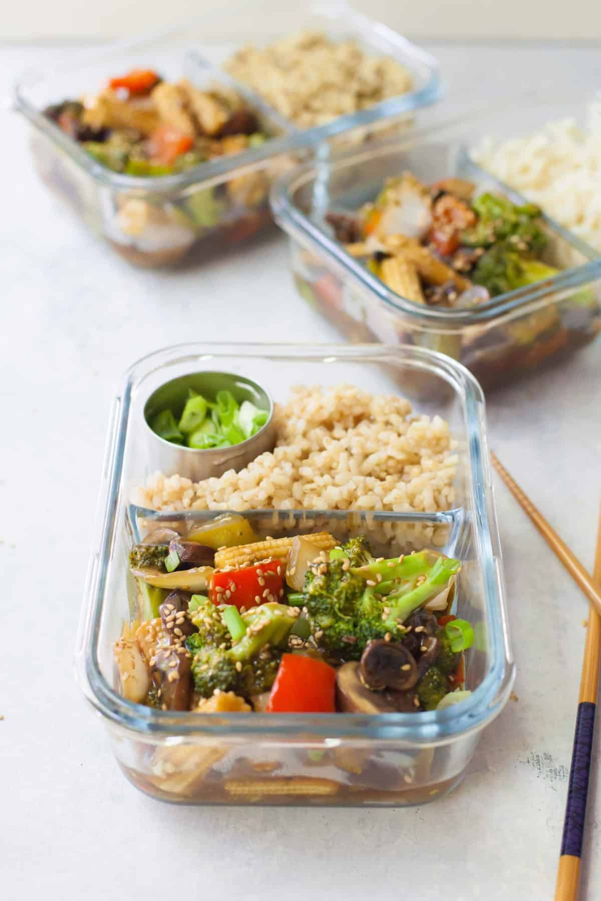 Meal Prep Veggie Stir Fry