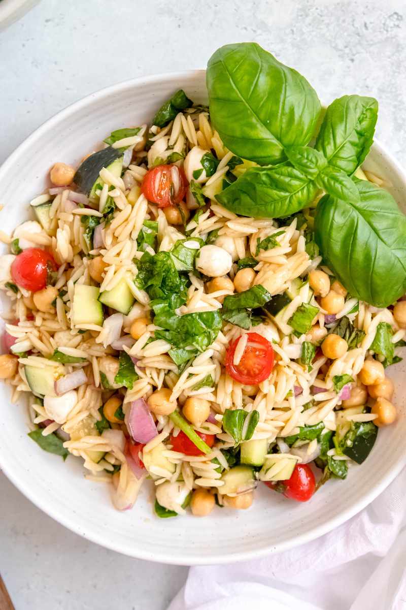 Vegetarian Summer Orzo Salad Recipe