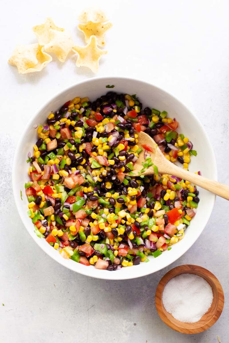 Simple Corn and Black Bean Salsa Recipe