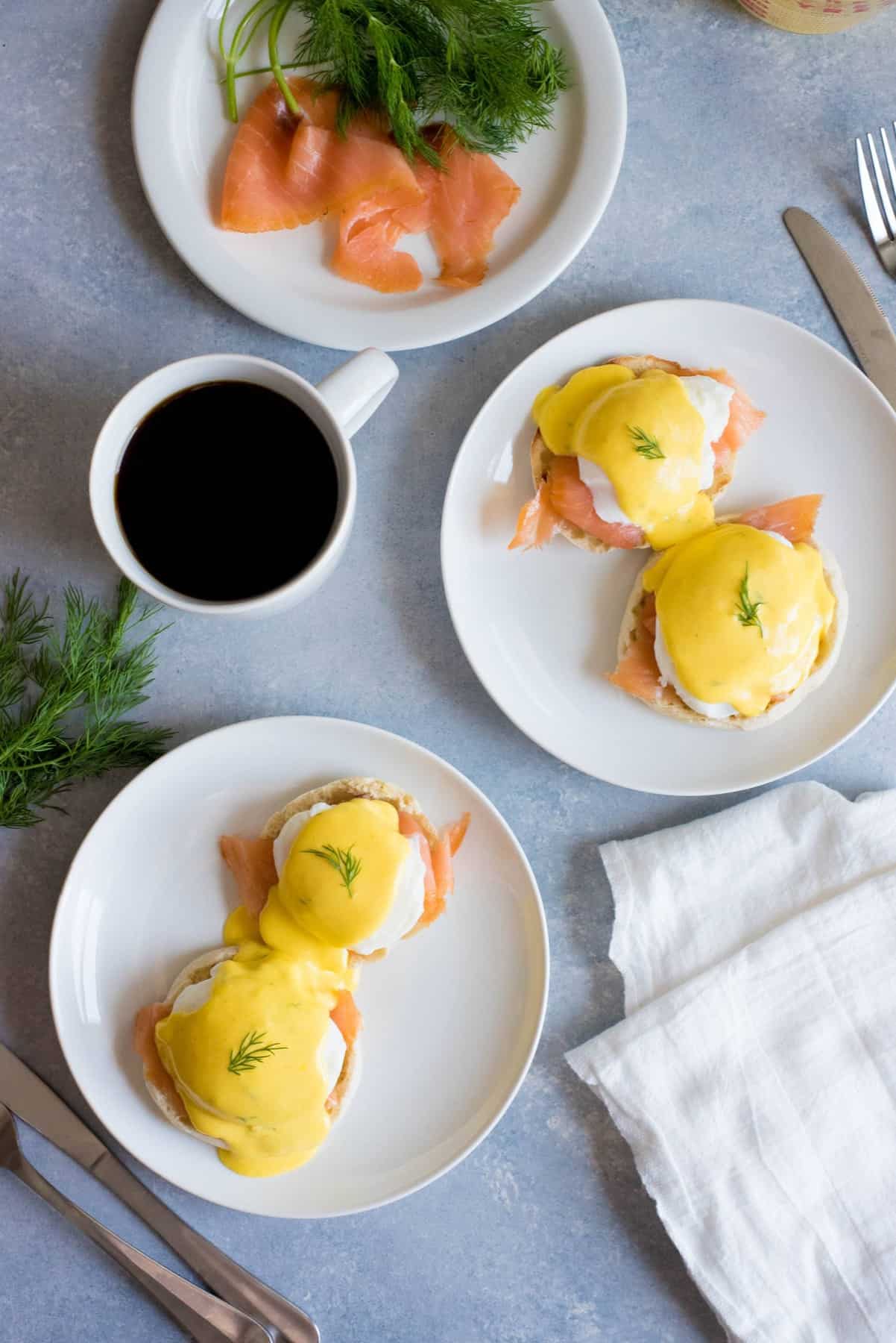 Smoked Salmon Eggs Benedict