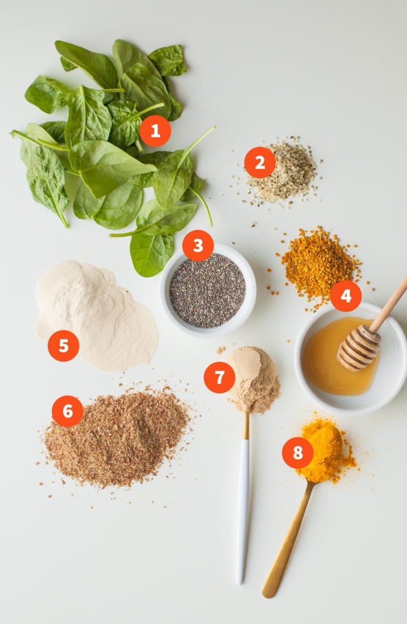 Smoothie Booster Packs - Ingredients 