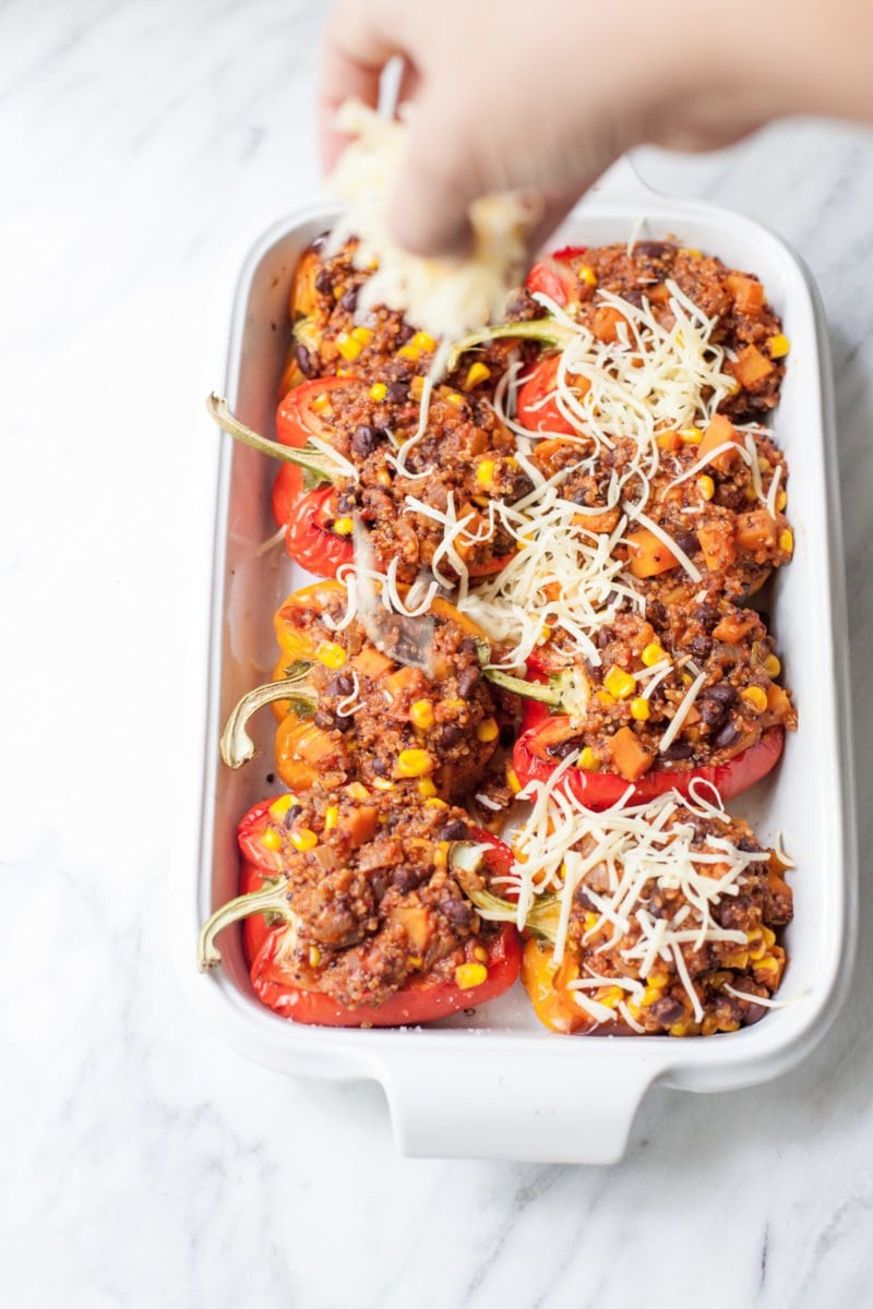 Southwestern Quinoa Stuffed Peppers