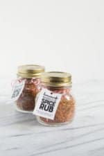 Two jars of Barbecue Spice Rub