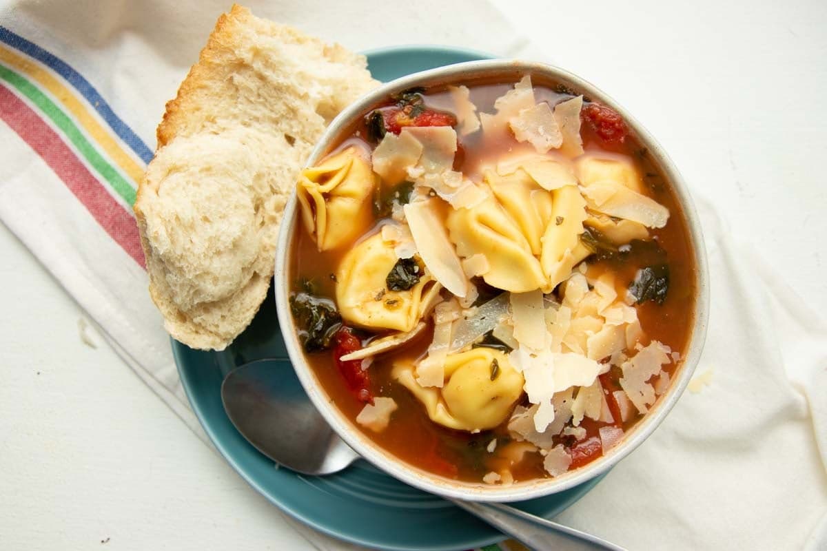 Spinach Tortellini Soup