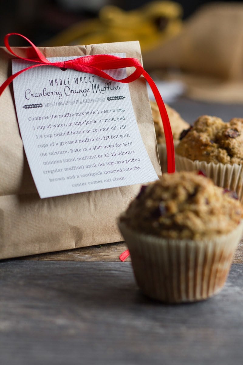 Whole Wheat Cranberry Orange Muffin Mix