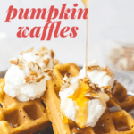 Whole Wheat Pumpkin Waffles